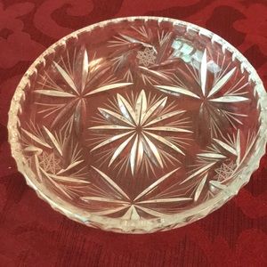 Vintage Crystal Dish